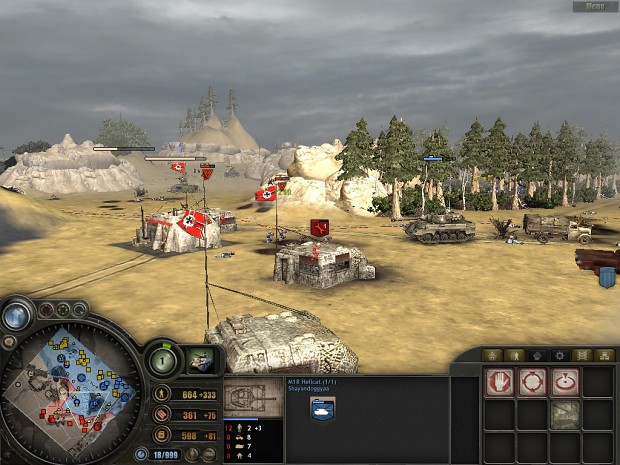 Modern Combat Mod v1.019 Company of Heroes game play