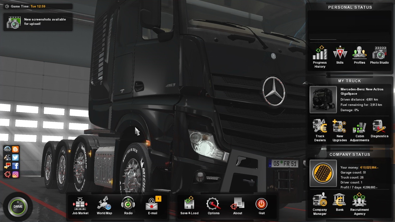 Euro Truck Simulator 2 v1.30.2.2s (+15 Trainer) [FutureX] | MegaGames