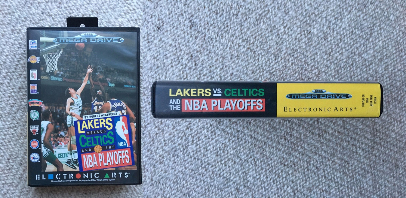 Sega_Junkie on X: Sega Megadrive Lakers Versus Celtics and the NBA  Playoffs (PAL) and Sega Megadrive World Championship Soccer 2 Blue Spine  (PAL).  / X