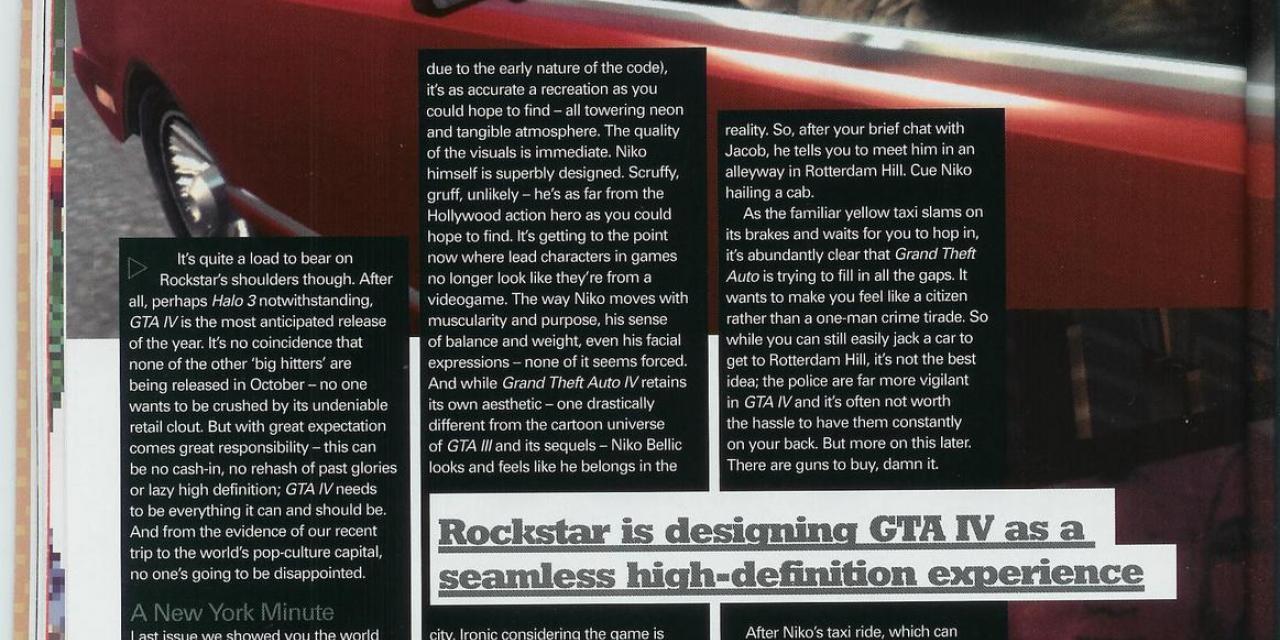 GTA: IV Insider Details