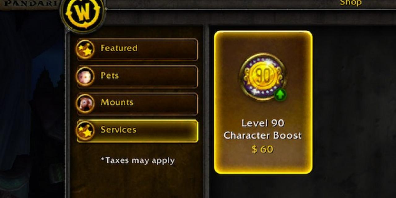 Blizzard Justifies WoW $60 Character Boost Option