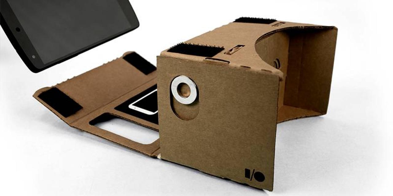 Google Virtual Reality Headset Is Literally Made Of Cardboard