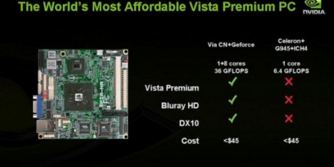 Nvidia Partners With VIA For The Cheapest Vista Premium PC