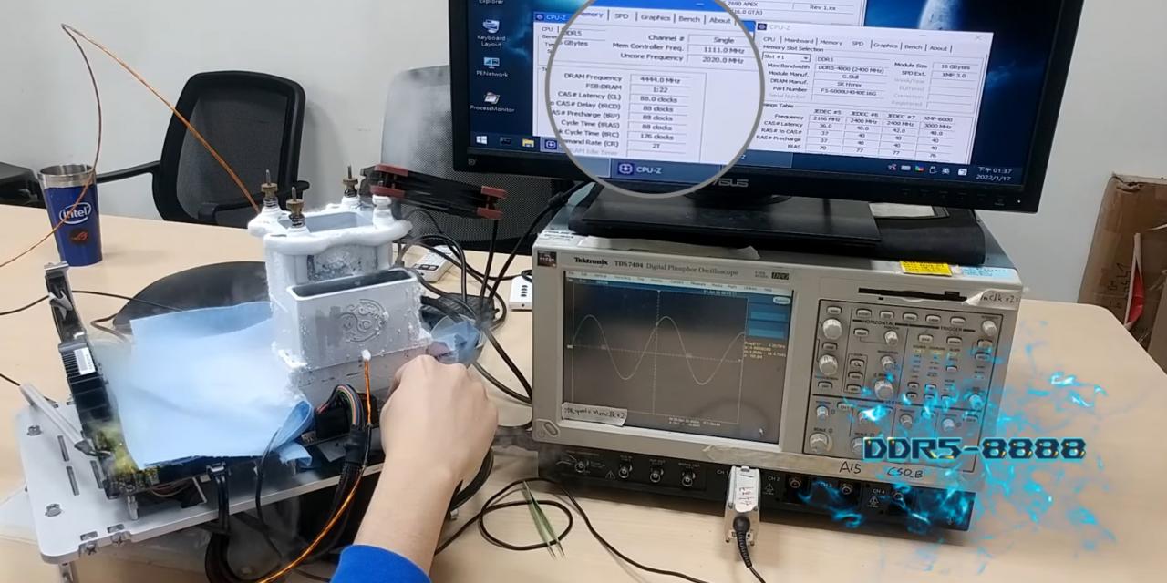 G.Skill sets new memory overclock record with 8,888 MTps