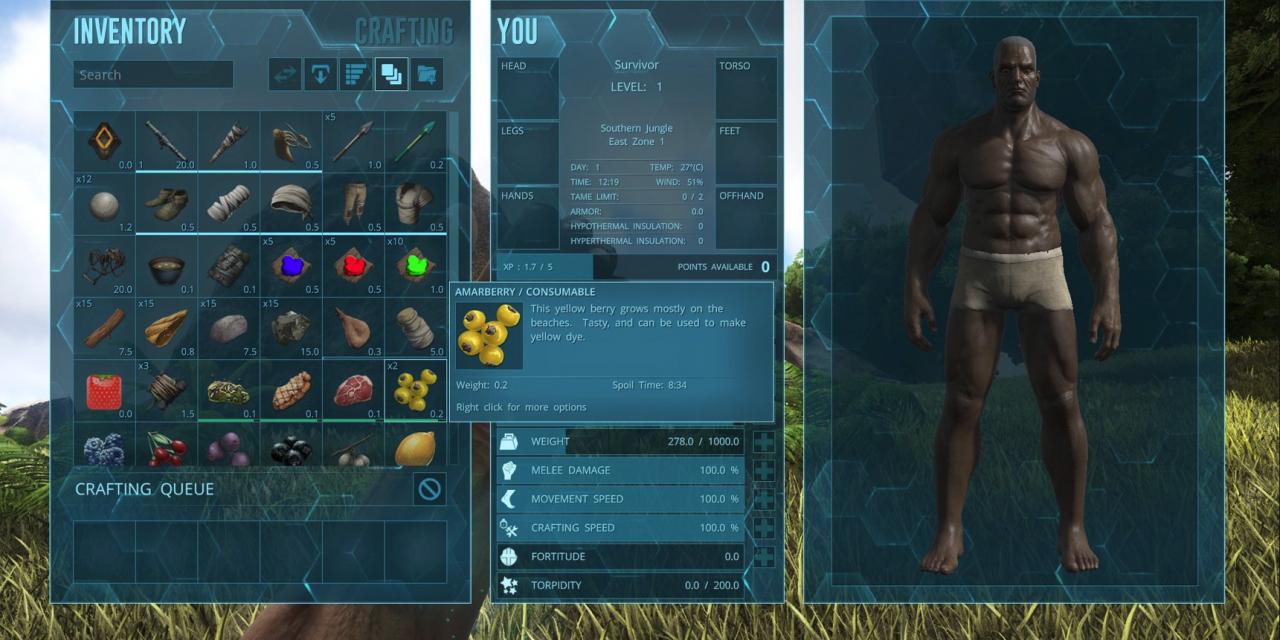 ARK: Survival Evolved to overhaul inventory in next patch