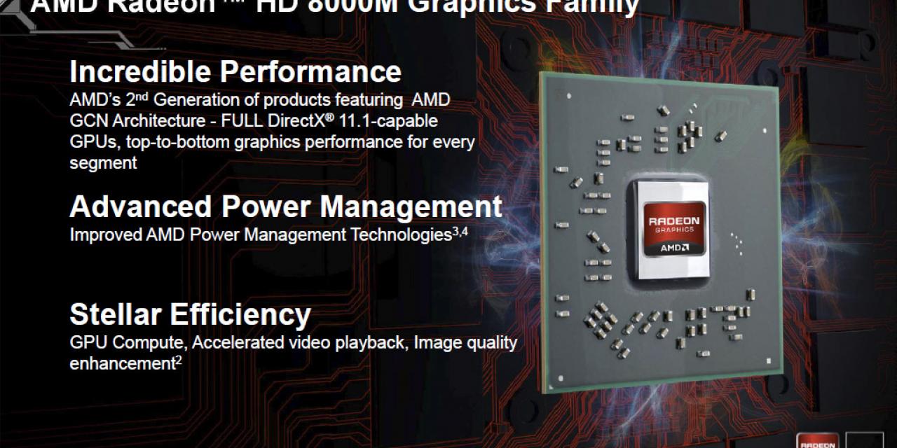 First AMD Radeon HD 8000M Series Details