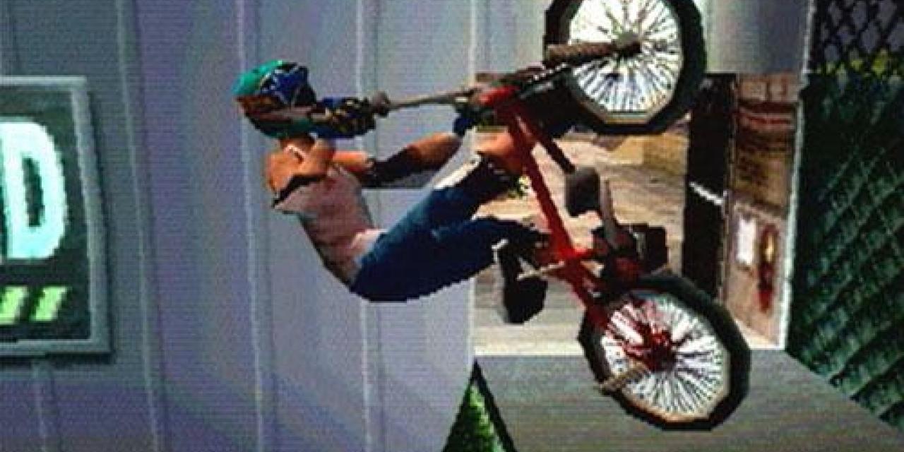 Look Ma no hands BMX treat (psx)