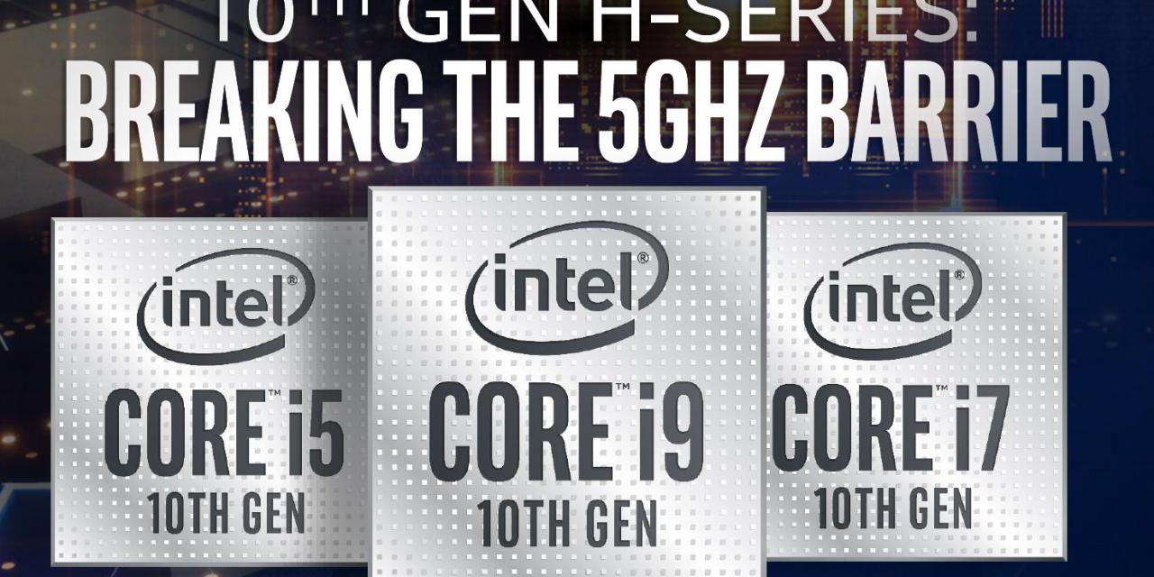 Intel's new 10th-gen mobile CPUs hit 5Ghz with eight cores