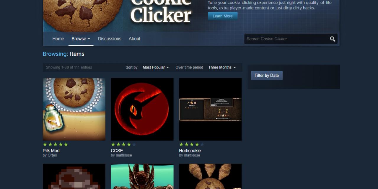 Cookie Clicker now has mod support