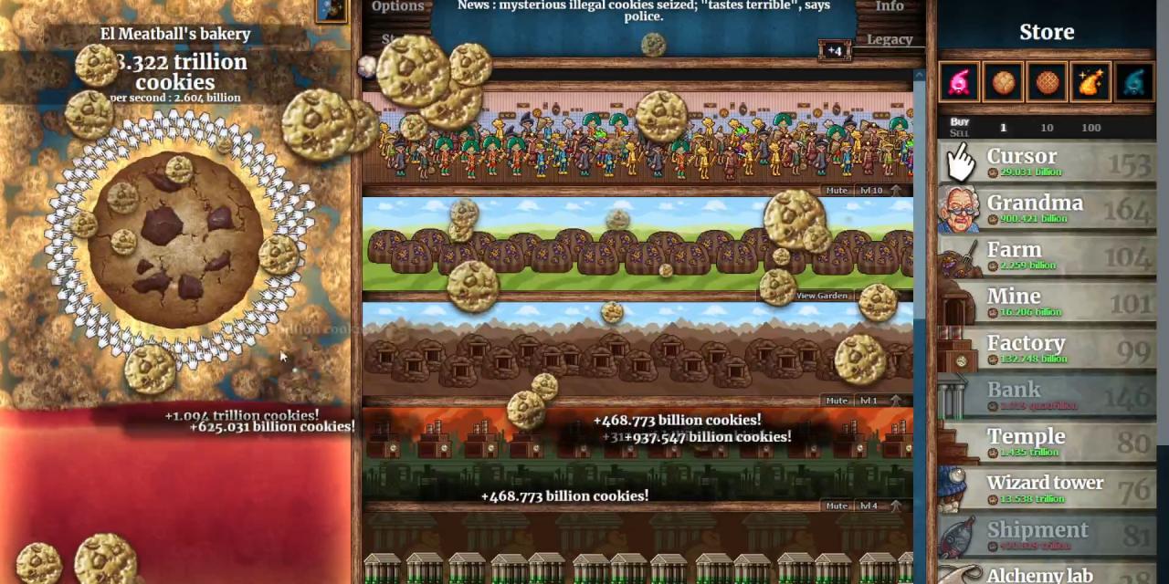 Cookie Clicker is doing surprisingly well on Steam