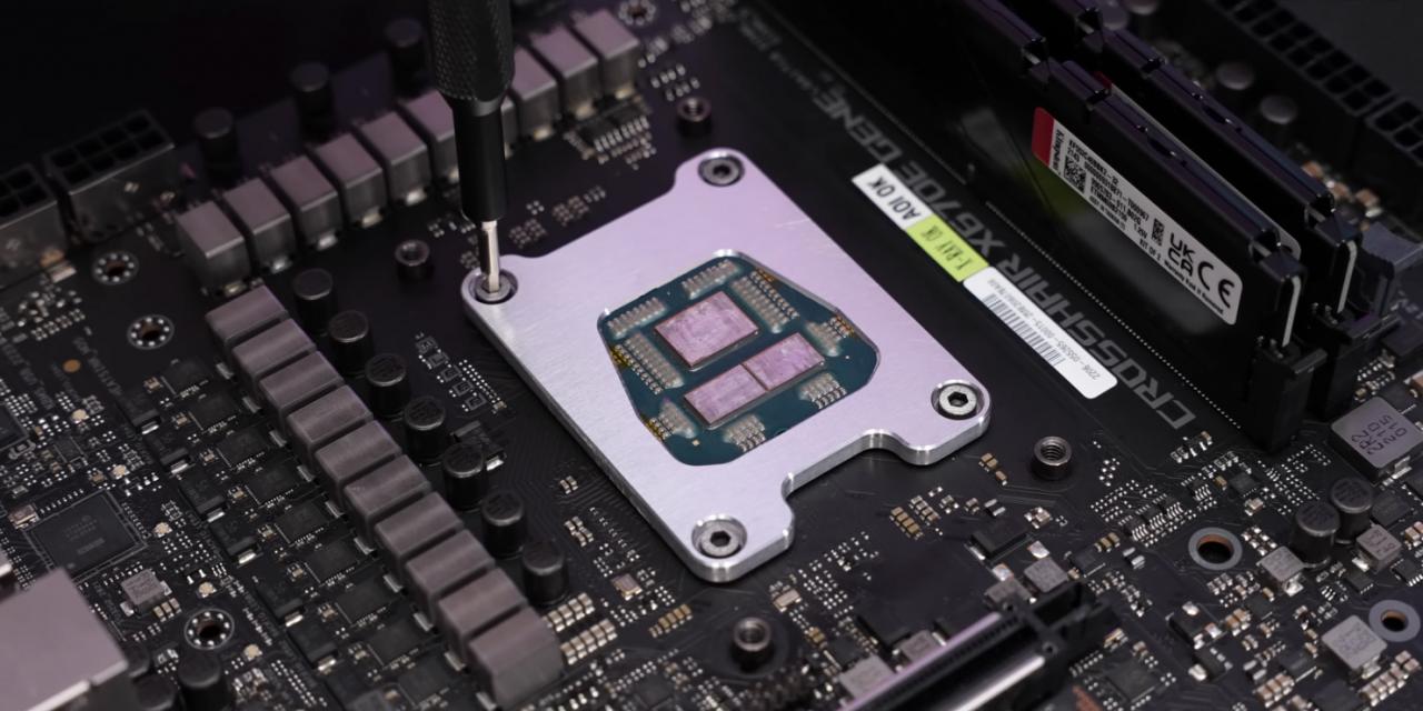Direct die cooling Ryzen 7000 makes a huge difference to temperatures