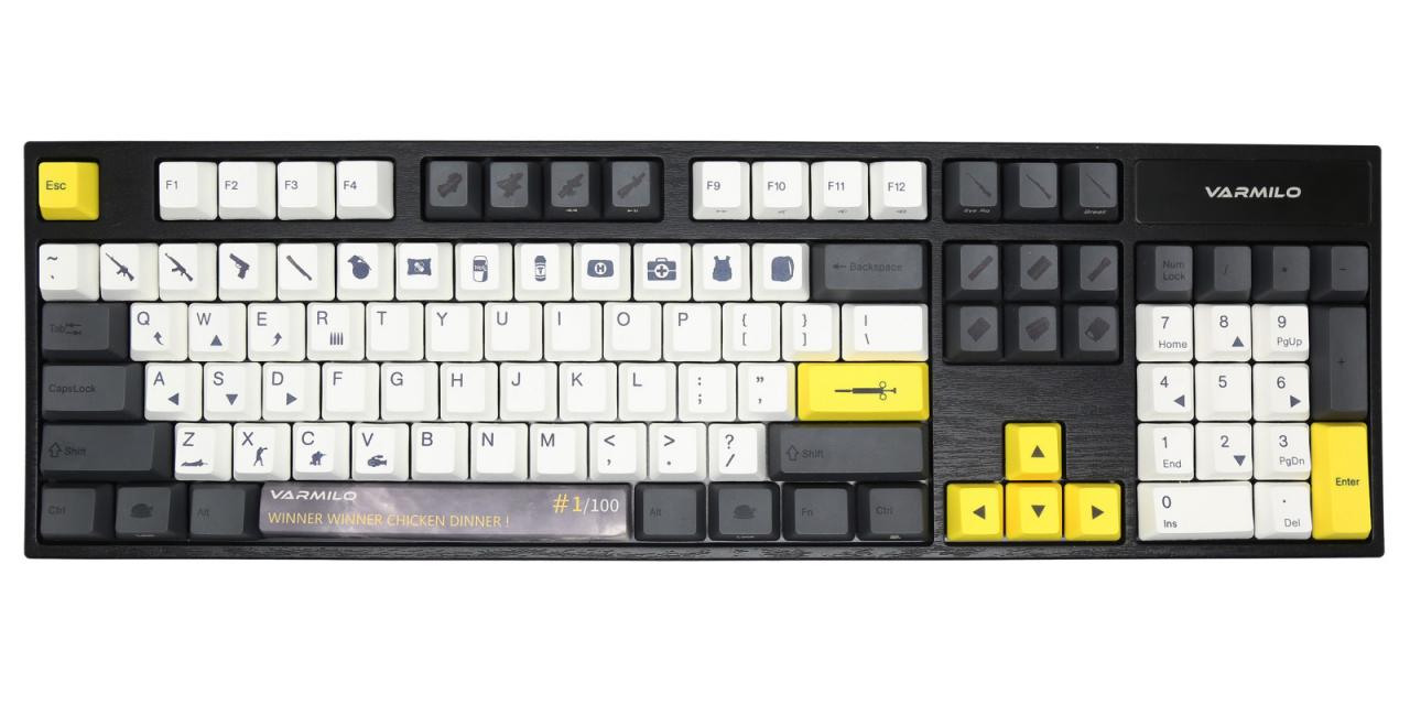 Varmilo's Chicken Dinner keyboard is aimed at Battlegrounds fans