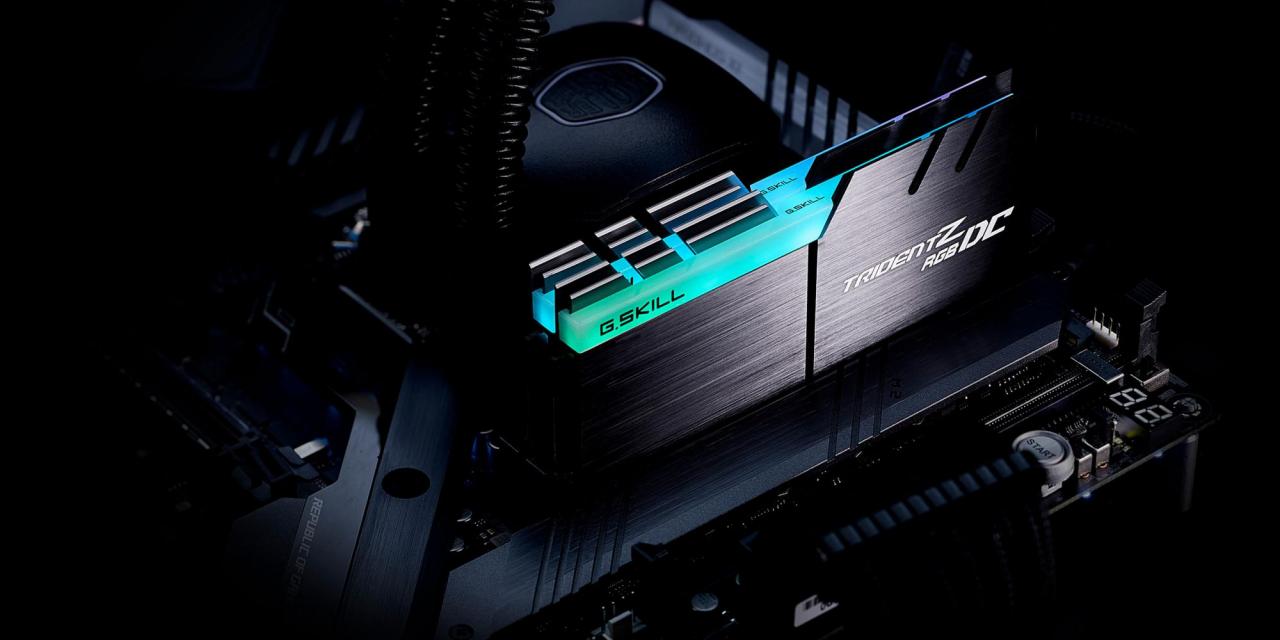 G. Skill double RAM offers up to 32GB per stick