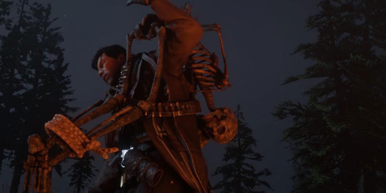 Two headed skeletons are terrorizing Red Dead Online