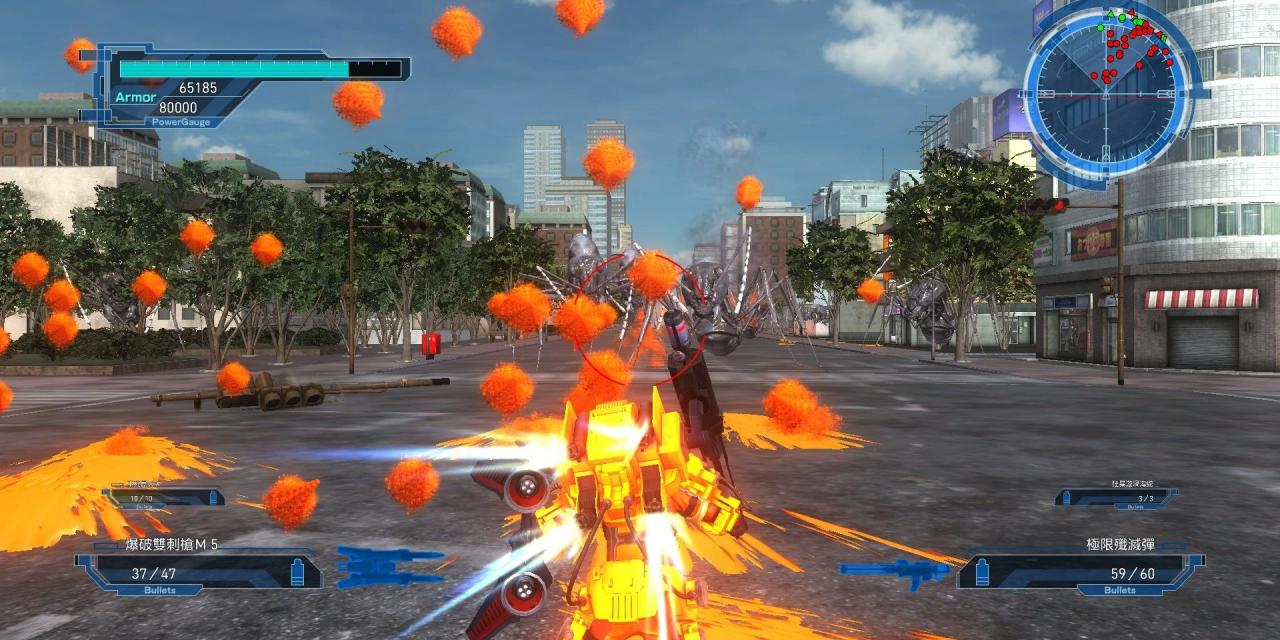 Earth Defense Force 5 Savior Ultimate Weapon Blast Twin Spears M5 Mod V1.0