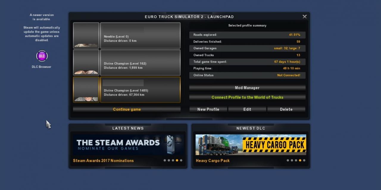 EURO TRUCK SIMULATOR 2 V1.30.1.19S (+14 TRAINER) [FUTUREX]