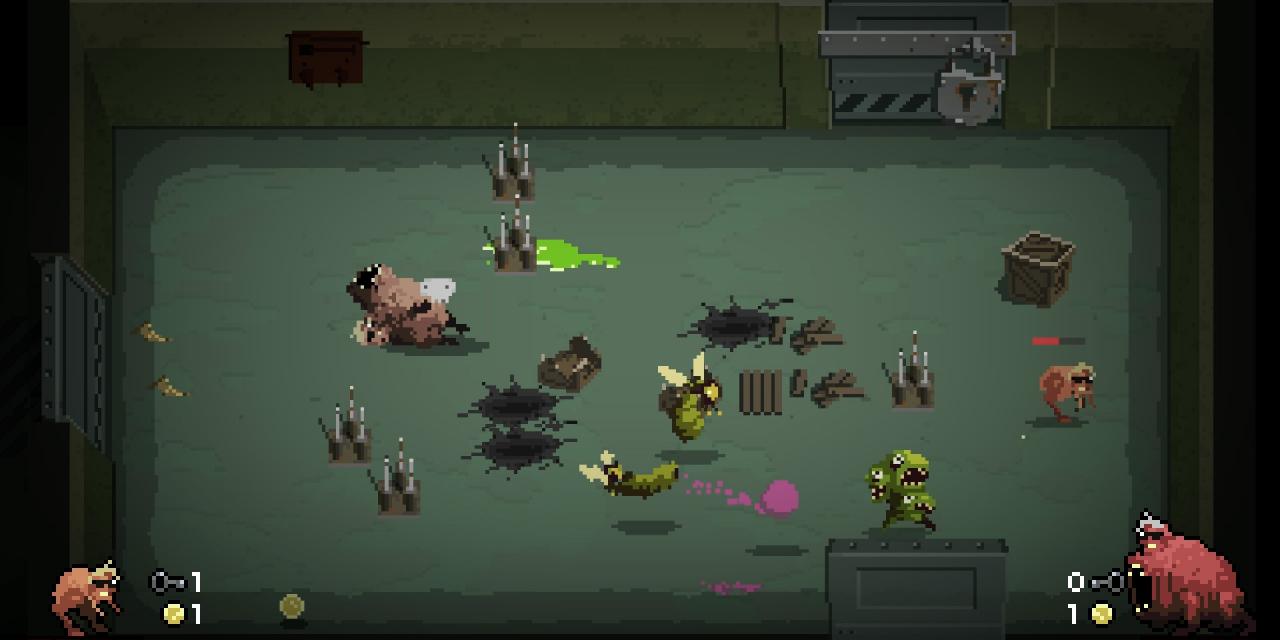 Freaky Awesome is a suitably gross, co-op roguelike