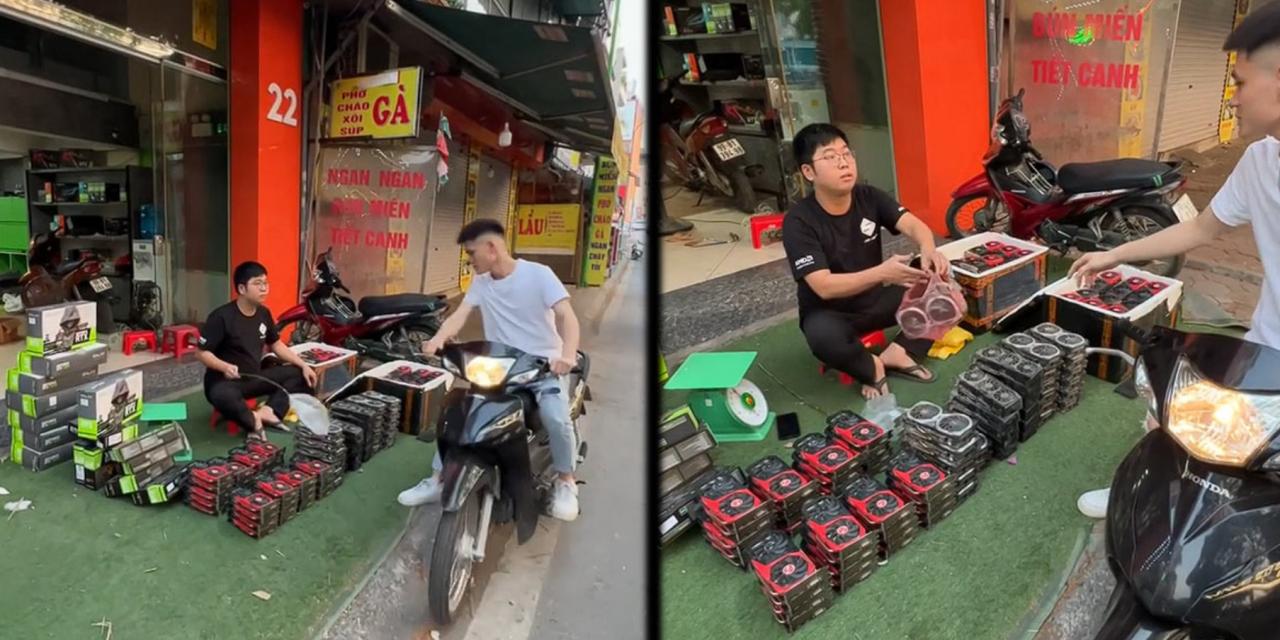 You can now buy bulk GPUs at Vietnamese street stalls