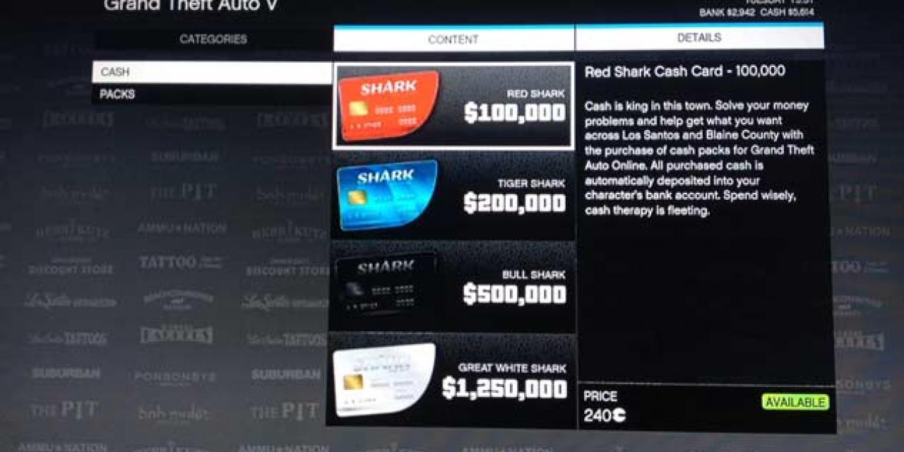 GTA Online launch confirms micro-transactions