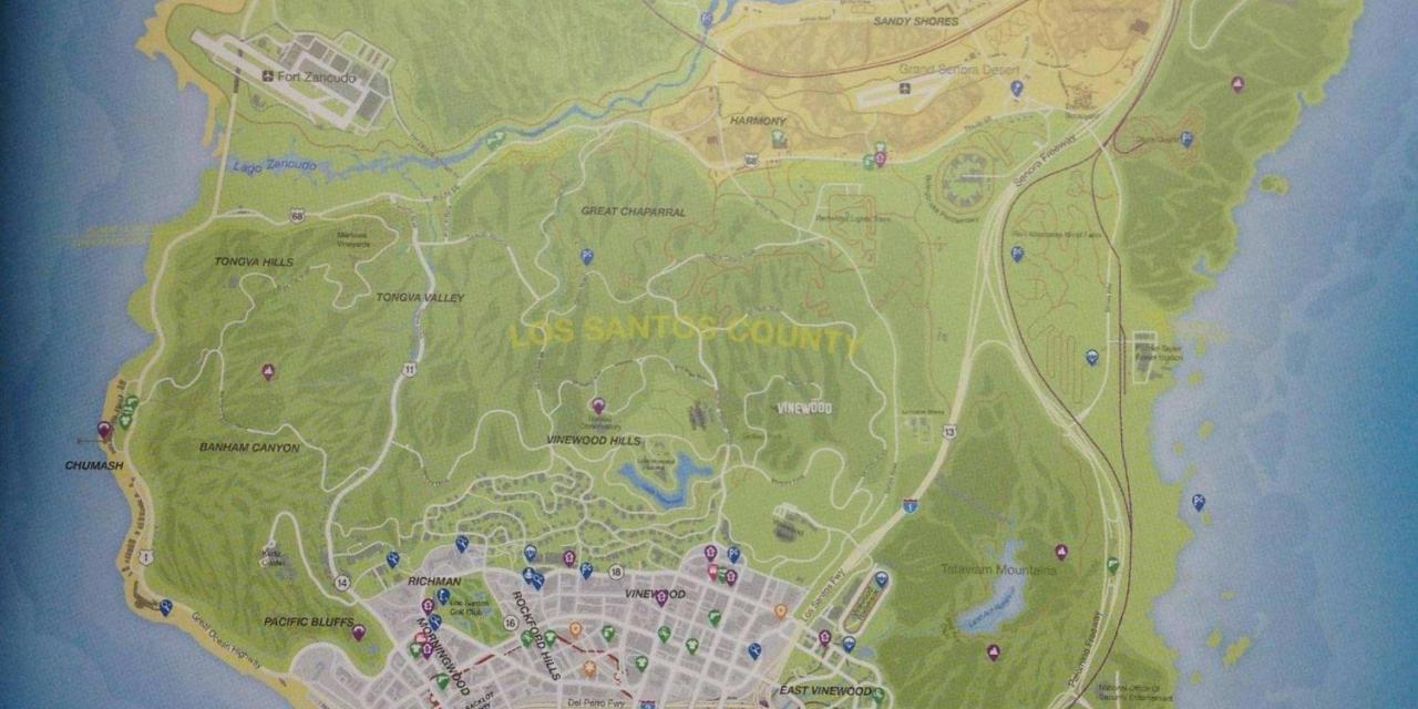 Someone Leaked the GTA V map
