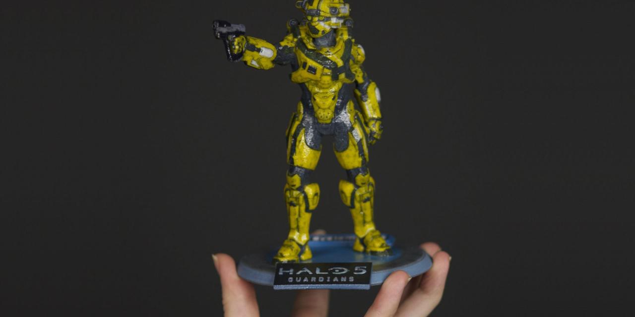 You Can Turn Your Halo 5 Spartan To A 3D Printed Trophy