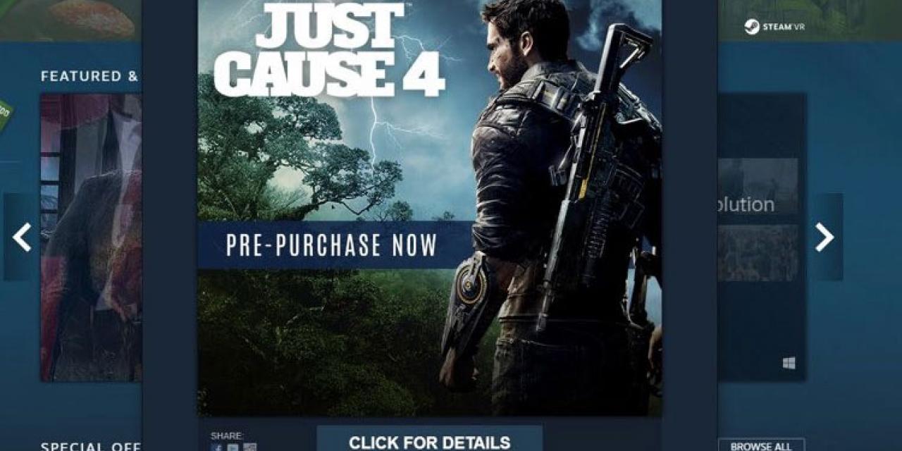 Just Cause 4 confirmed through Steam Link