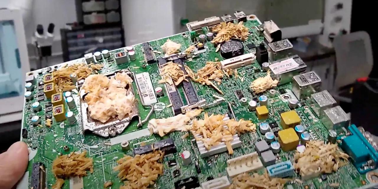 This mushroom motherboard heralds an unsettling David Lynch-style future