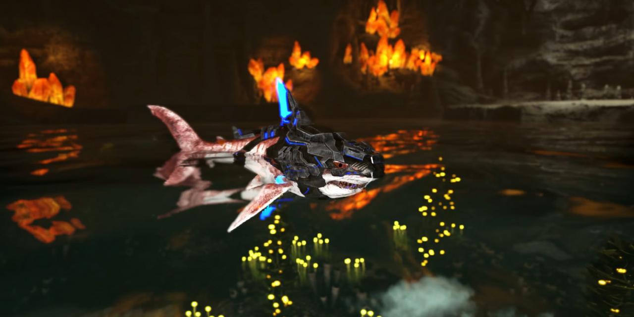 Ark sharks now have lasers attached to their heads