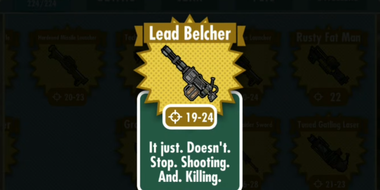 The Best Weapons in Fallout Shelter