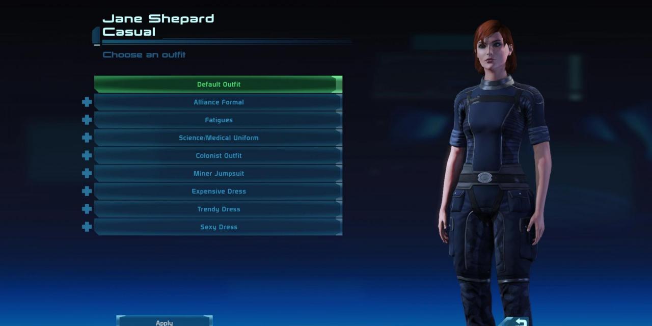 Mass Effect Legendary Edition Appearance Modification Menu LE1 Mod v1.1