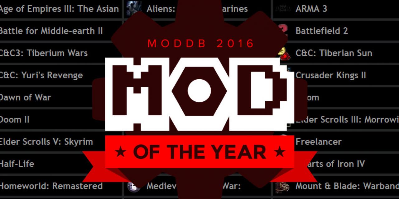 ModDB wants you to pick the mod of the year 2016