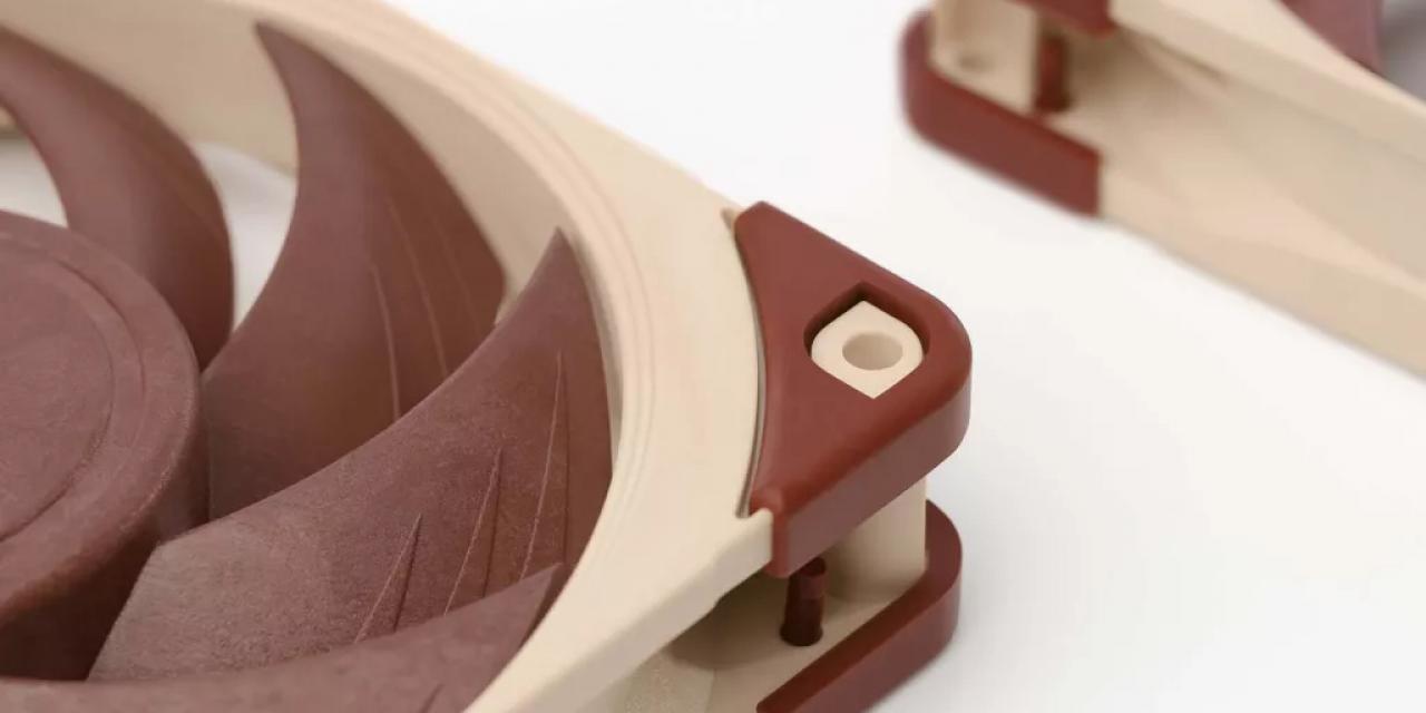 Noctua adds offset to fans for improved efficiency and noise levels