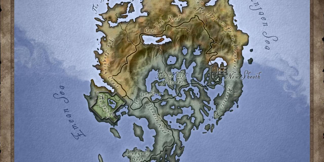The Elder Scrolls IV: Oblivion Remastered A More Complete World Map Mod v2.0 The Elder Scrolls IV: Oblivion Remastered A More Complete World Map Mod v2.0
