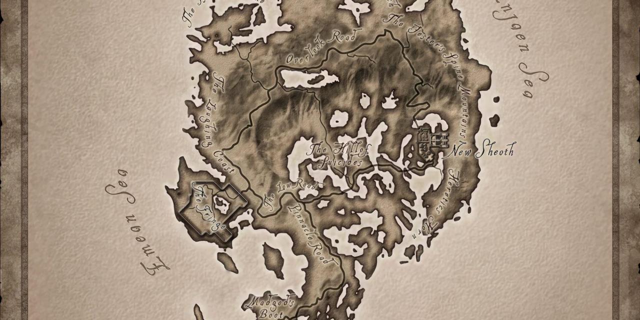 The Elder Scrolls IV: Oblivion Remastered A More Complete World Map Mod v2.0 The Elder Scrolls IV: Oblivion Remastered A More Complete World Map Mod v2.0
