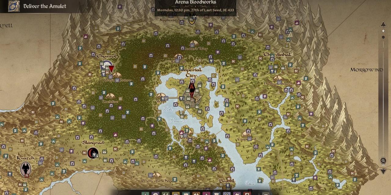 Oblivion Remastered Better Map Menu Mod v1.1 Oblivion Remastered Better Map Menu Mod v1.1