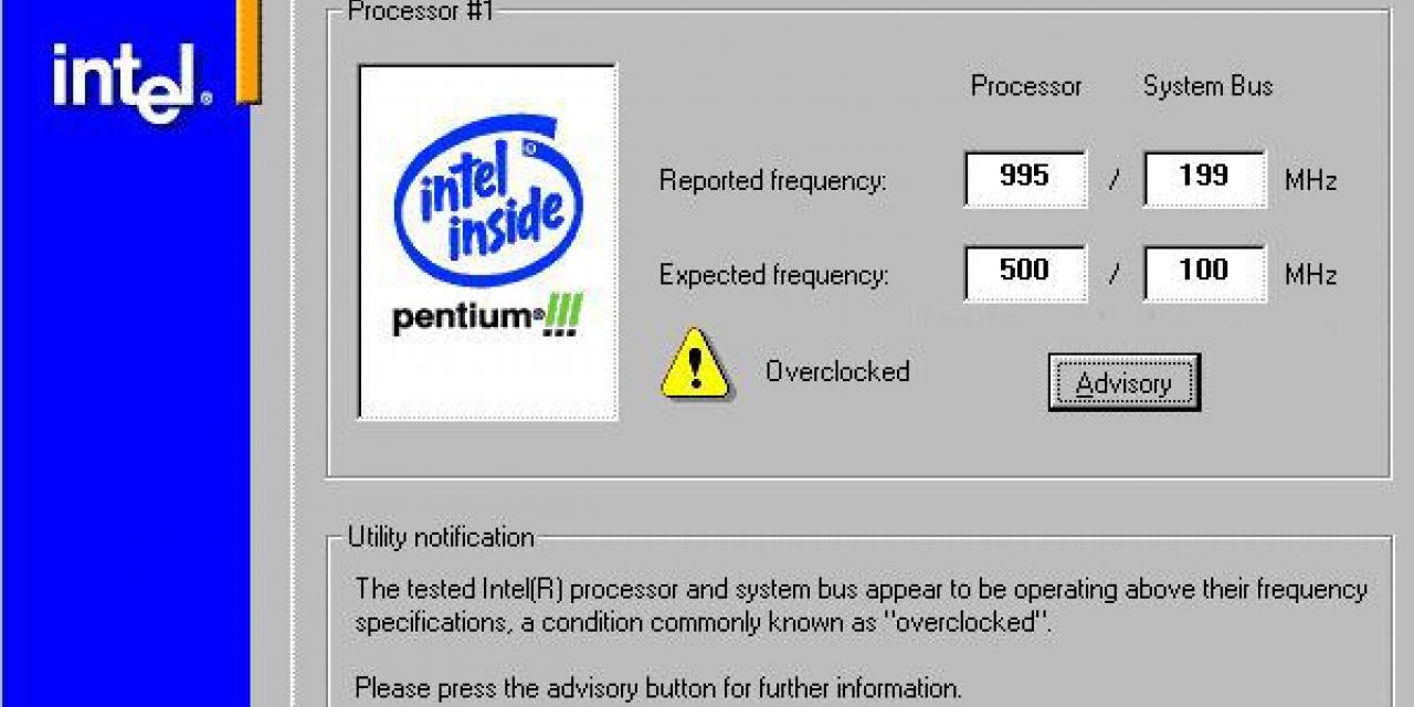 Overclocking a Pentium 3 500MHz to 900MHz