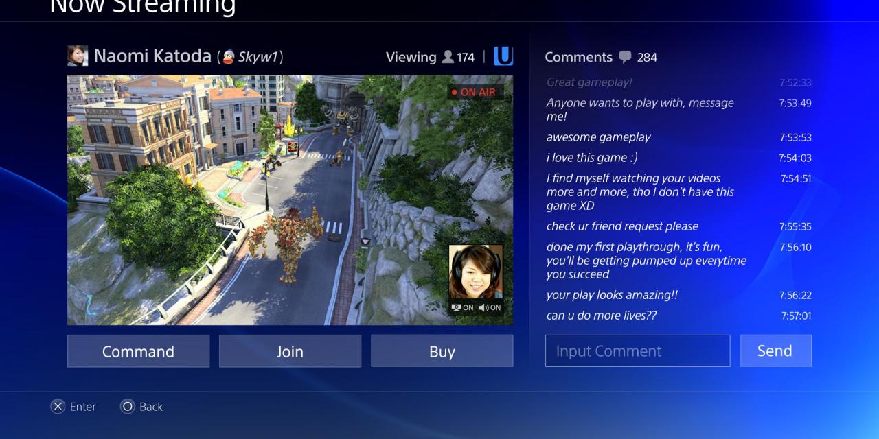 First PlayStation 4 User Interface Screenshots