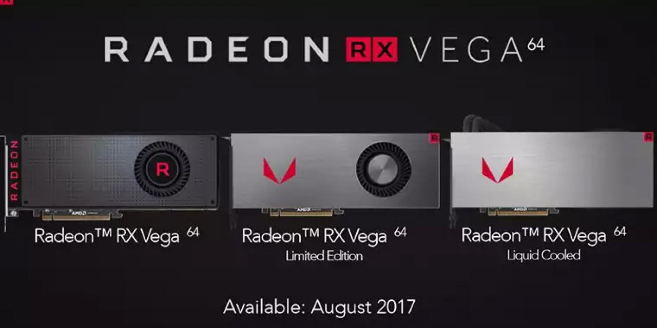 AMD details Vega lineup with plenty of bundle options