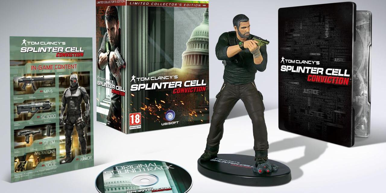 Splinter Cell Conviction Collector's Edition Includes Miniature Sam Fisher