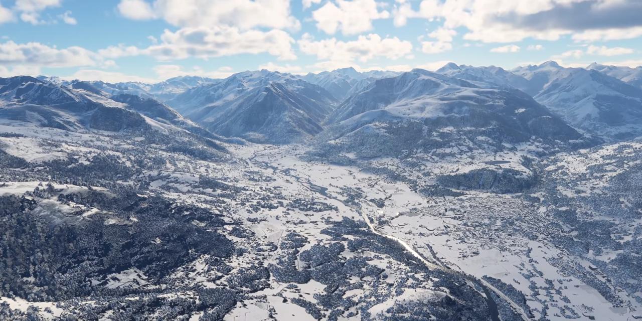 Microsoft Flight Simulator 2020 looks gorgeous in the snow too