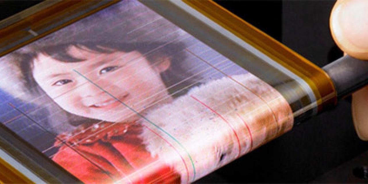 New Sony LED Display Can Be Rolled On A Pen