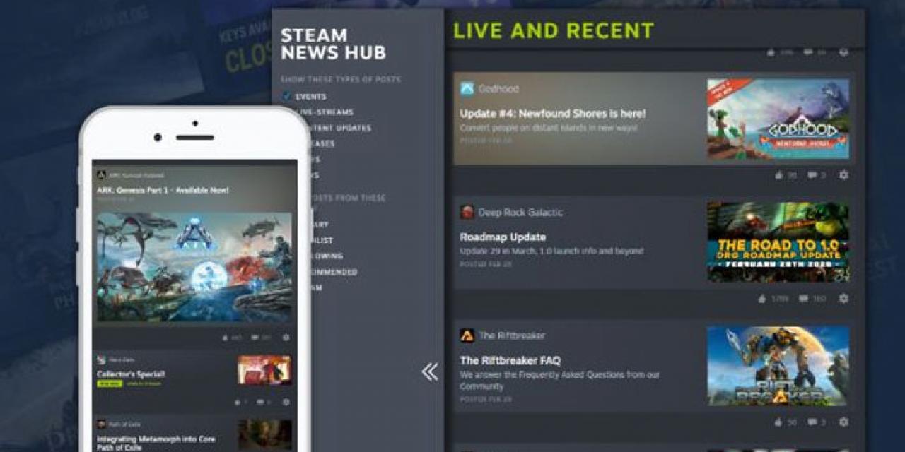 Steam's new News Hub gives you all the dirt on the latest games