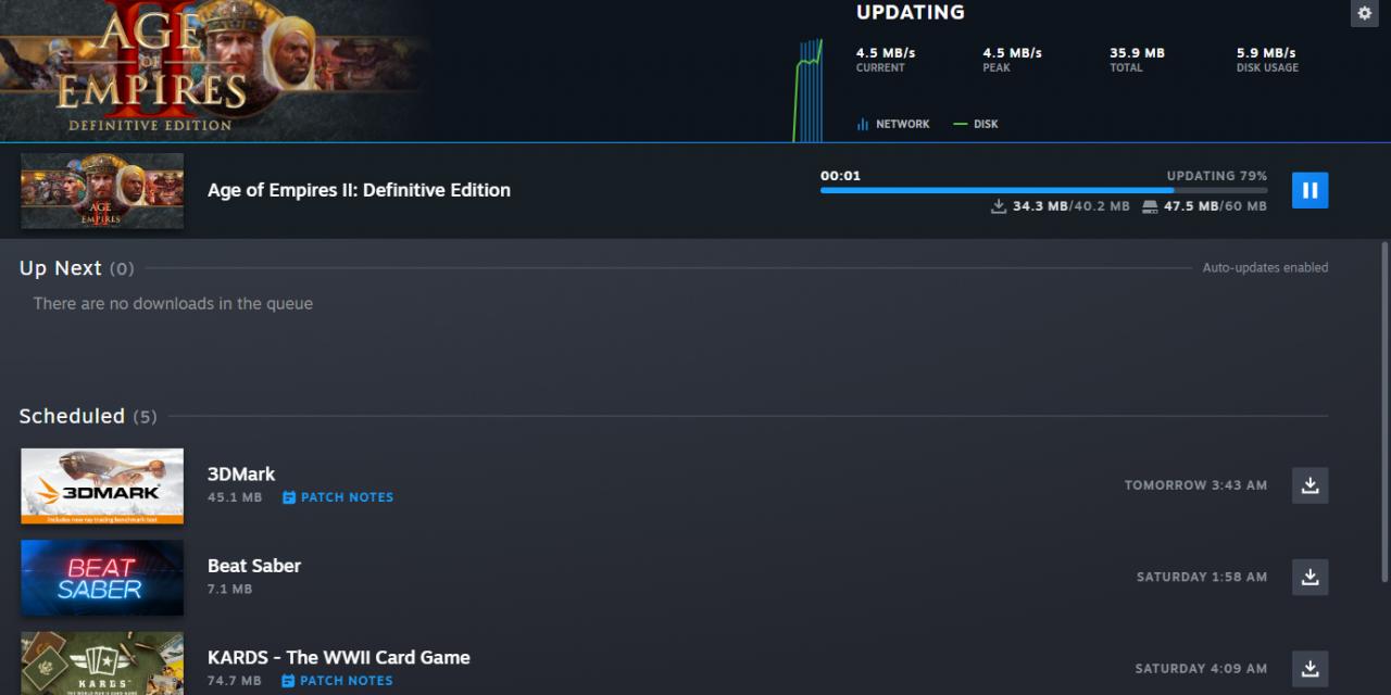 Steam Download Page update makes it look way better