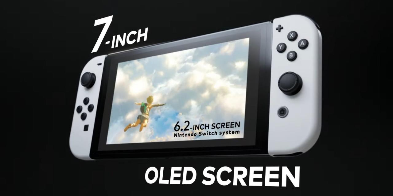 Nintendo Switch OLED lands in October for $350