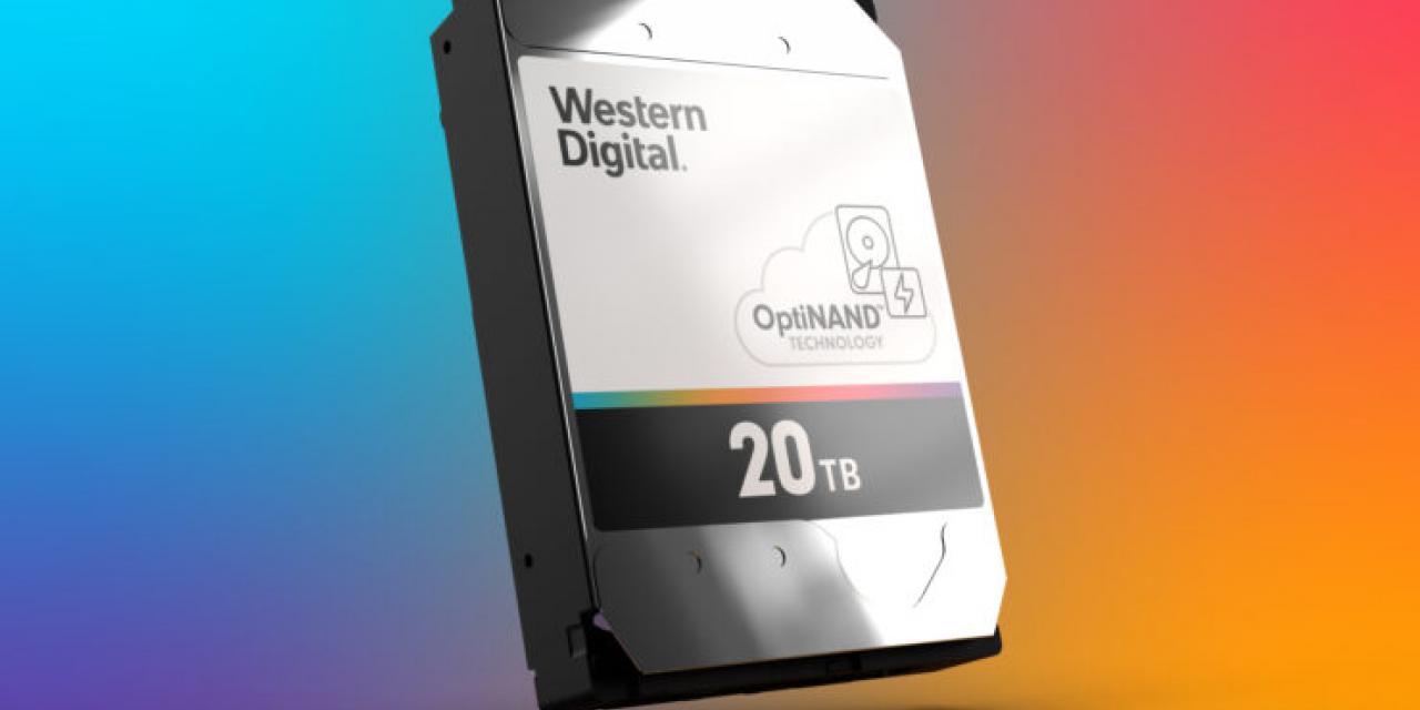 Western Digital just launched a 20TB hard drive
