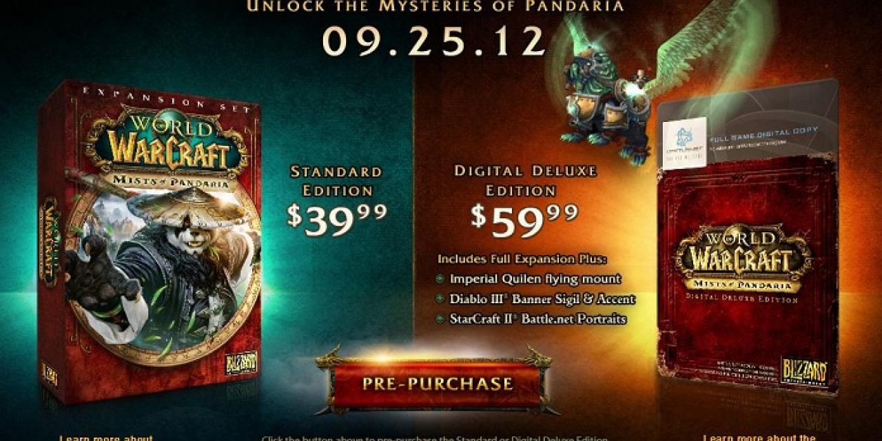 World of Warcraft: Mists of Pandaria Release Date Revealed