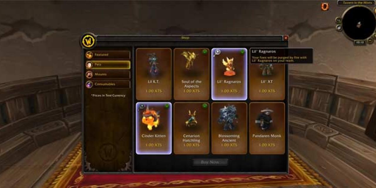 New WoW store to offer pets and mounts