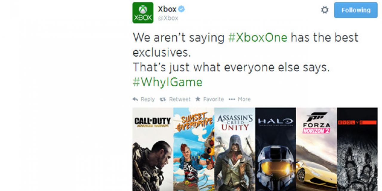 Microsoft advertises "exclusive," non exclusive games
