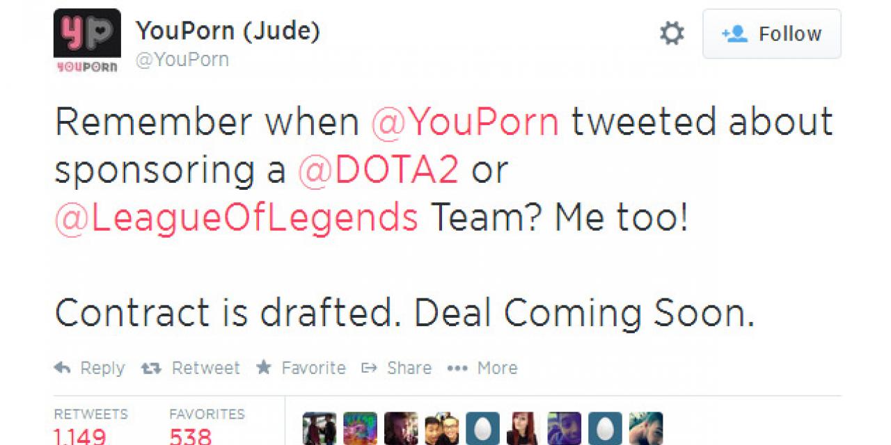 YouPorn found a team to sponsor, announcing soon