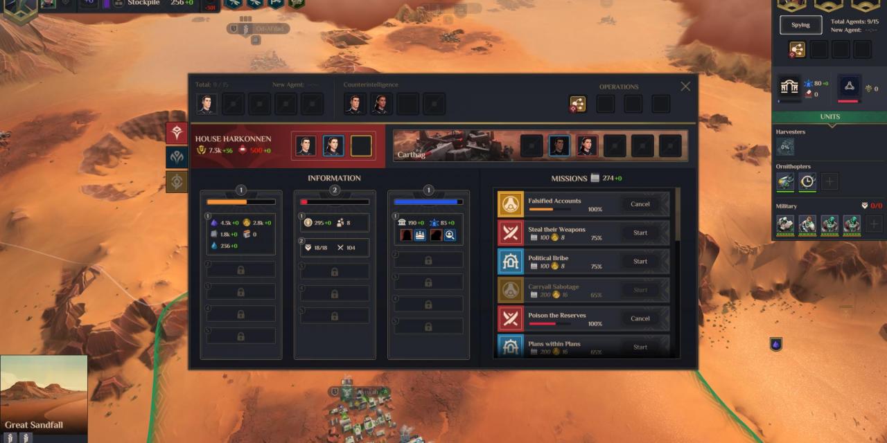 Dune: Spice Wars First Gameplay Trailer